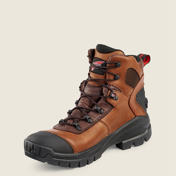 Red Wing Safety Boots Crv™ - 6-Inch Waterproof Toe - Brune/Svart - Herre 2970-SYJMI